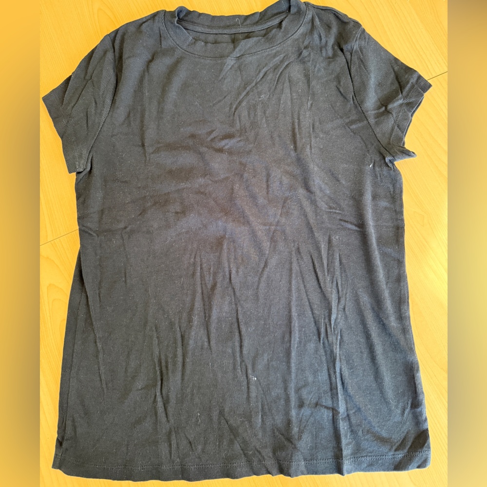 a new day Black Short Sleeve Tee